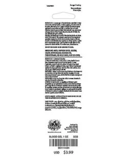 Gel Blood Liquid - 1 Oz. -Halloween Costumes 00111484 b