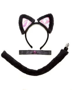 Black And Pink Cat Costume Kit -Halloween Costumes 00186742 c