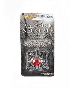 Classic Red Stone Necklace -Halloween Costumes 01066521 c