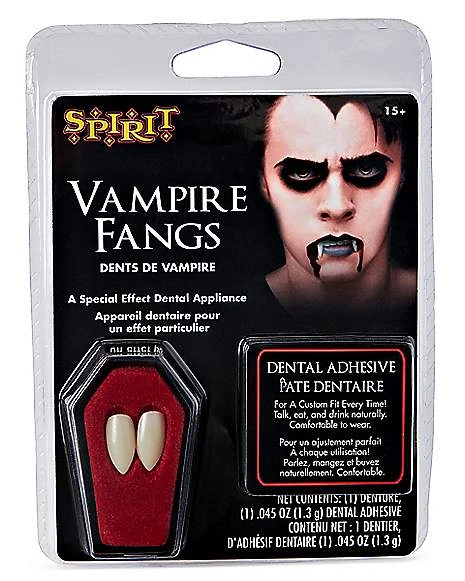 White Vampire Fangs 3 White Vampire Fangs - Image 3