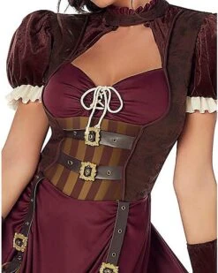 Adult Steampunk Dress Costume -Halloween Costumes 01215037 c