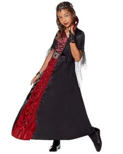 Kids Royal Vampiress Dress Costume -Halloween Costumes 01225523 c