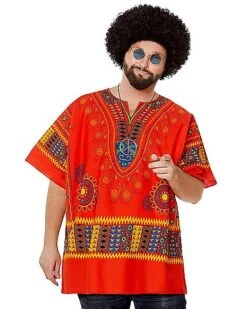 Adult Hippie Shirt Costume -Halloween Costumes 01252329 f
