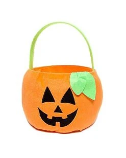 Plush Pumpkin Treat Bucket