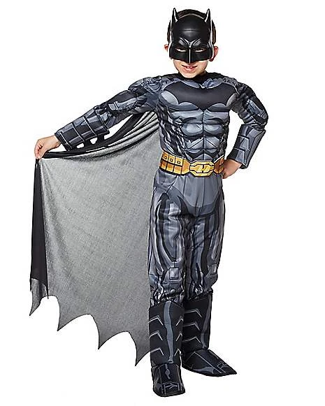 Kids Grey And Black 3D Batman Costume - DC Comics 3 Kids Grey And Black 3D Batman Costume - DC Comics - Image 3