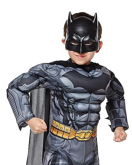 Kids Grey And Black 3D Batman Costume - DC Comics 4 Kids Grey And Black 3D Batman Costume - DC Comics - Image 4