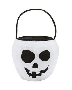 Skull Plush Treat Bucket