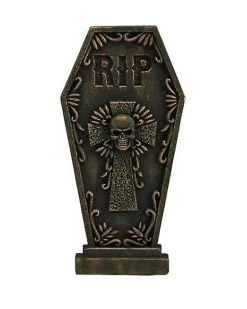 2 Ft RIP Skull Tombstone