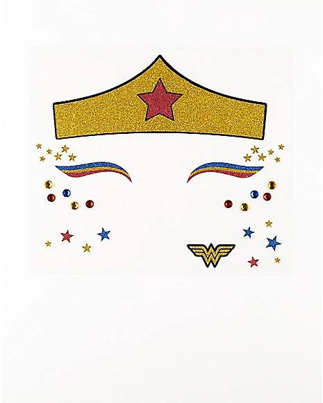 Wonder Woman Face Decal - DC Comics 2 Wonder Woman Face Decal - DC Comics - Image 2