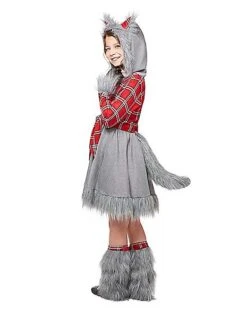 Kids Faux Fur Charming Werewolf Costume -Halloween Costumes 01332436 c