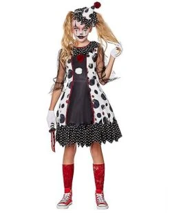Kids Creepy Clown Costume