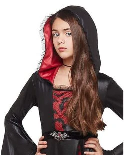 Kids Bat Vampiress Costume -Halloween Costumes 01345099 d