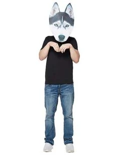 Big Head Foam Husky Half Mask -Halloween Costumes 01346493 c