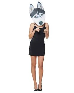 Big Head Foam Husky Half Mask -Halloween Costumes 01346493 d