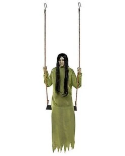 Empty Soul Girl On A Swing Static Prop -Halloween Costumes 01347228 d