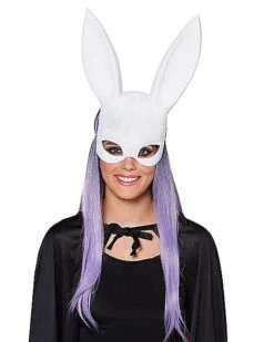 Black Glitter Bunny Mask -Halloween Costumes 01347772 a 1