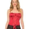 Red Lace Up Corset