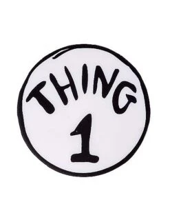 Adult Thing 1 And Thing 2 Romper Costume - Dr. Seuss -Halloween Costumes 01360056 b