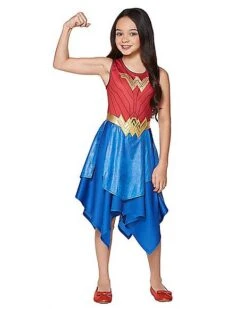 Kids Wonder Woman Costume Dress - DC Comics -Halloween Costumes 01363134 c