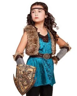 Kids Woodland Warrior Costume -Halloween Costumes 01374842 c