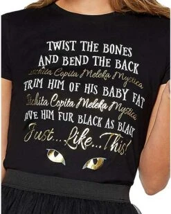 Twisted Bones Binx Spell T Shirt - Hocus Pocus -Halloween Costumes 01383702 c