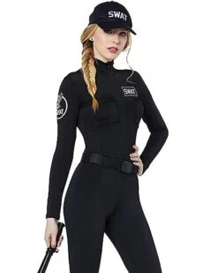 Adult SWAT Catsuit Costume -Halloween Costumes 01385749 c