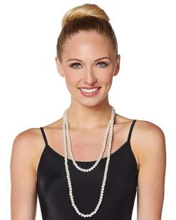 Faux Pearl Necklace -Halloween Costumes 01389675 c