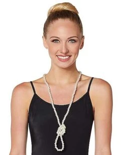 Faux Pearl Necklace -Halloween Costumes 01389675 d