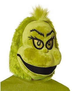Moving Mouth The Grinch Full Mask - Dr. Seuss -Halloween Costumes 01391499 c