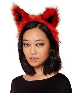 Faux Fur Fox Ear Headband -Halloween Costumes 01401025 c