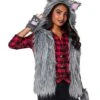 Adult Faux Fur Wolf Vest