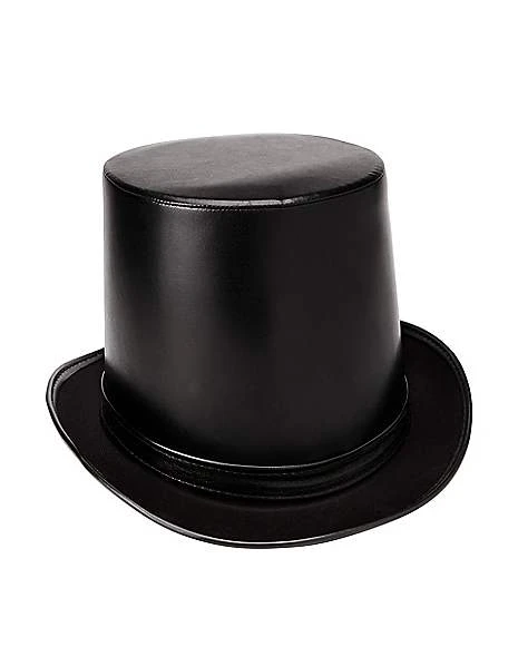 Vampire Faux Leather Top Hat 1 Vampire Faux Leather Top Hat