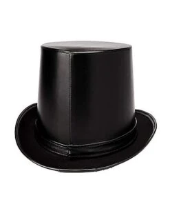 Vampire Faux Leather Top Hat 6 Vampire Faux Leather Top Hat -Halloween Costumes 01404029 c