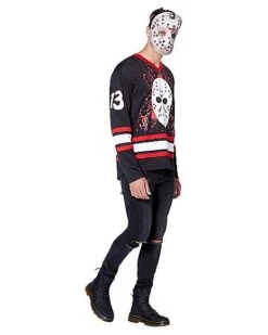Jason Voorhees Hockey Jersey - Friday The 13th -Halloween Costumes 01405588 d