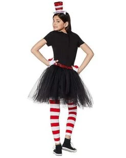 Kids Cat In The Hat Dress Costume - Dr. Seuss -Halloween Costumes 01406982 c