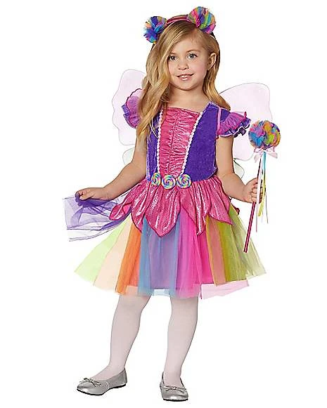 Toddler Rainbow Fairy Costume 1 Toddler Rainbow Fairy Costume