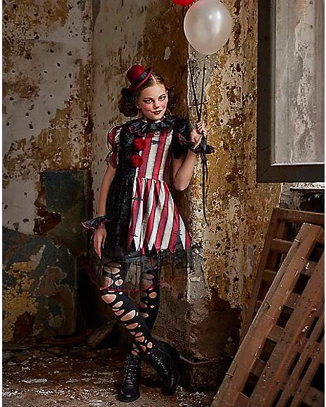 Kids Twisted Circus Clown Costume 1 Kids Twisted Circus Clown Costume