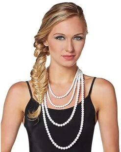 Faux Pearl Mermaid Necklace -Halloween Costumes 01413715 c