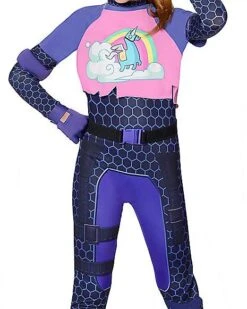 Girls Brite Bomber Costume - Fortnite -Halloween Costumes 01418292 c