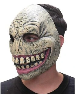Smiley Half Mask 6 Smiley Half Mask -Halloween Costumes 01429158 c
