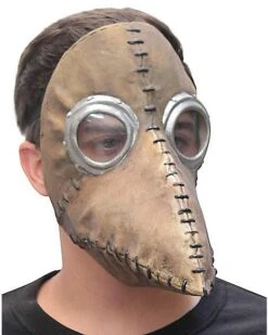Brown Plague Doctor Half Mask -Halloween Costumes 01429190 c