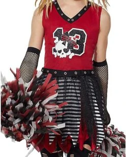Kids Zombie Cheerleader Costume -Halloween Costumes 01430651 c