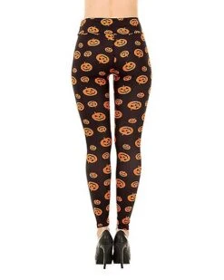 Plus Size Pumpkin Leggings -Halloween Costumes 01434281 c