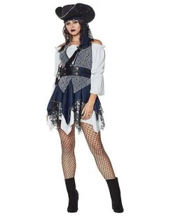 Adult Castaway Beauty Pirate Costume - The Signature Collection -Halloween Costumes 01434786 c
