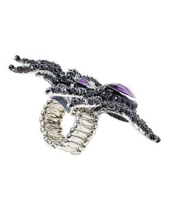 Purple Gem Spider Ring -Halloween Costumes 01436096 c