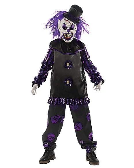 Kids Big Top Terror Clown Costume 1 Kids Big Top Terror Clown Costume