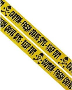 Gravesite Caution Tape