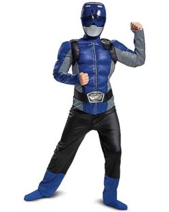 Kids Blue Beast Morphers Ranger Costume - Power Rangers