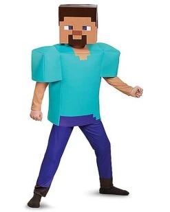 Kids Steve Costume Deluxe - Minecraft -Halloween Costumes 01448075 c