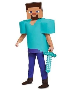 Kids Steve Costume Deluxe - Minecraft -Halloween Costumes 01448075 d